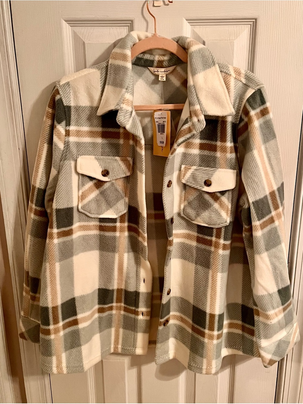 Linda Anderson Women’s Plaid Shacket